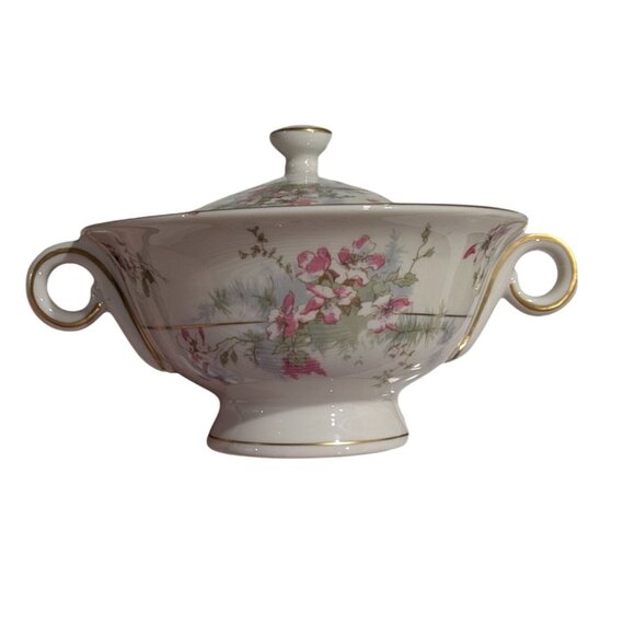 Vintage Theodore Haviland Apple Blossom Cream Sugar Set - Picture 15 of 16